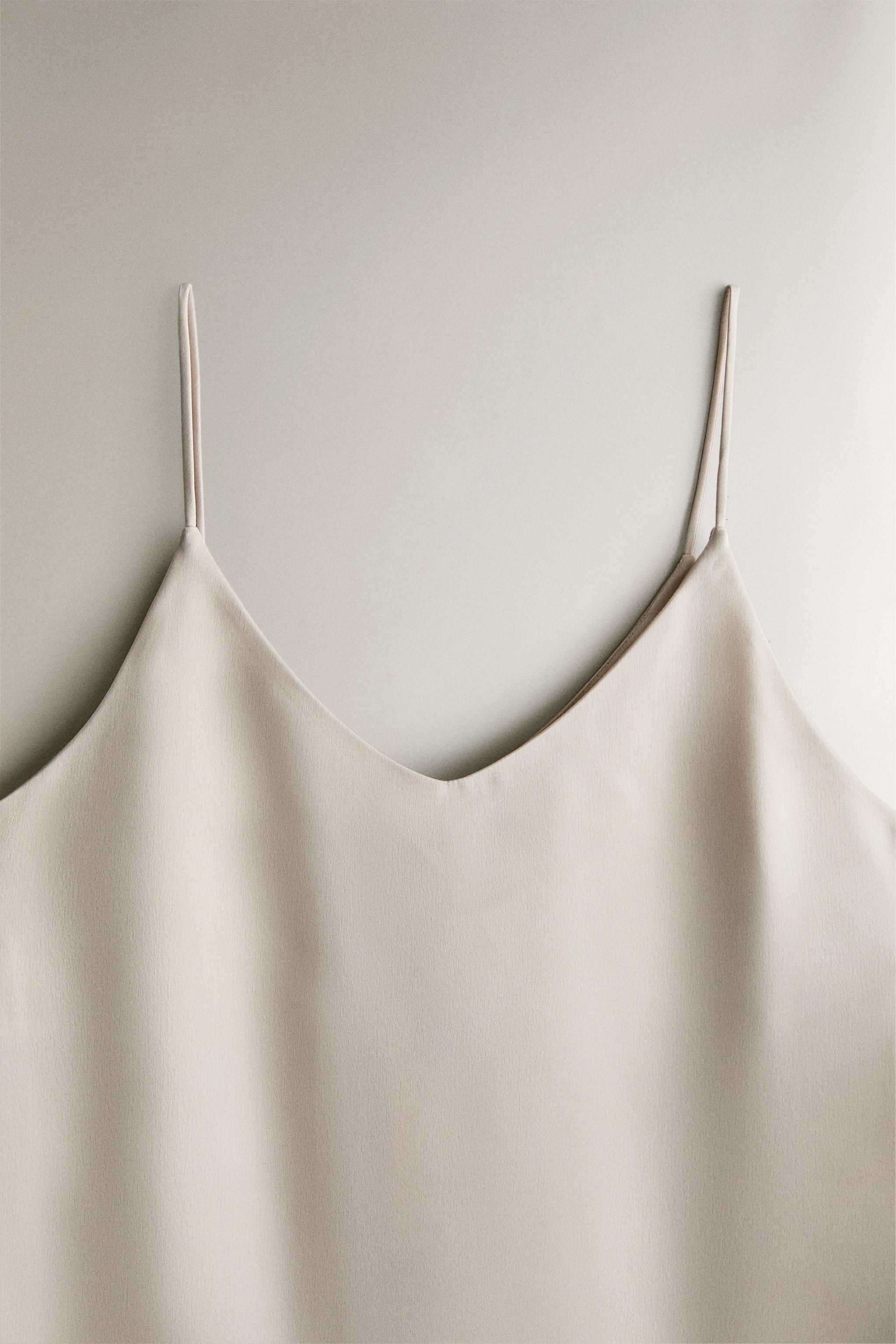 TOP EN SATIN UNI